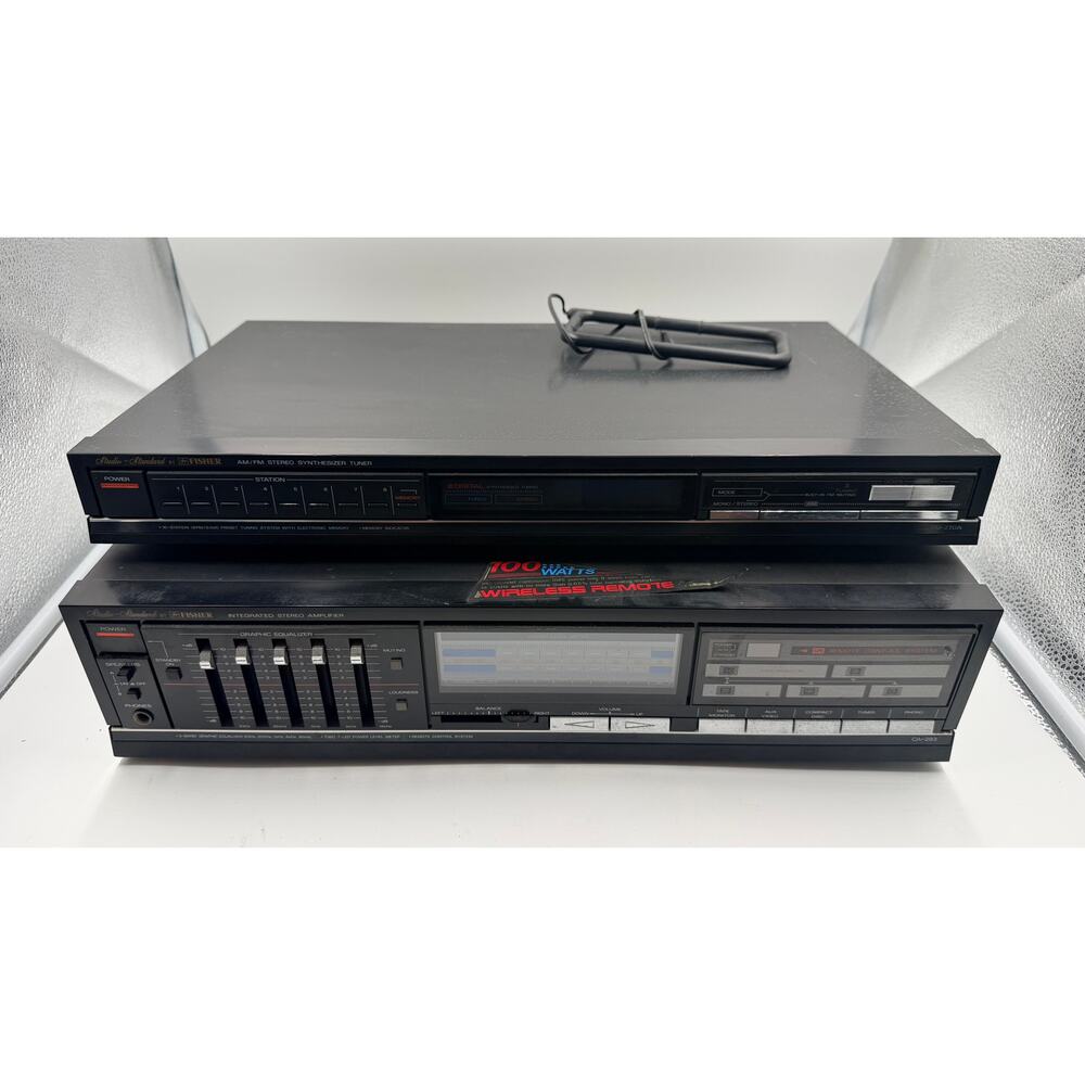 Vintage Fisher FM-270A Tuner & CA-283 Amplifier Tested